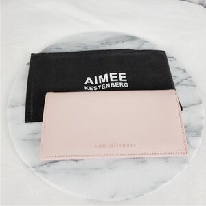 NWOT- AIMEE Kestenberg Marietta Long Pink Flat Wallet